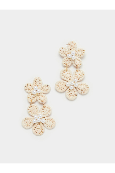 Styli Embellished Bamboo Earrings