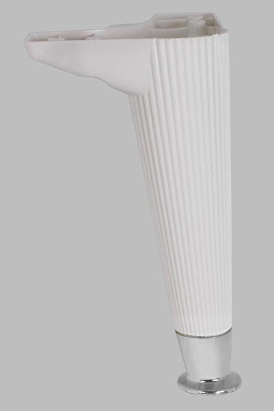 MH MiniHediye Furniture Sofa Seat Tv Unit Leg 22 cm Console Legs (White-Chrome)