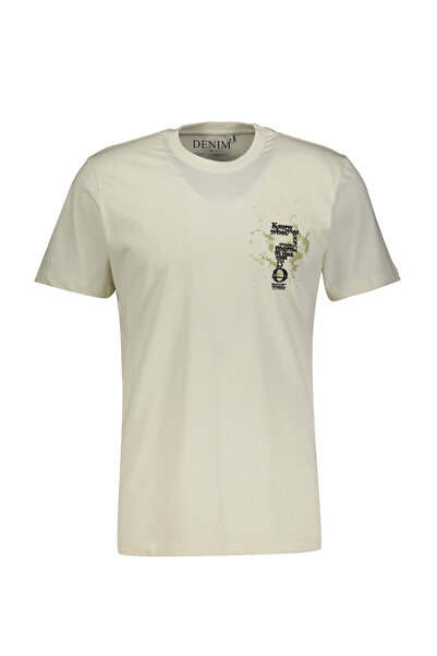 First Company Ανδρικό μπλουζάκι τζιν 2517101026