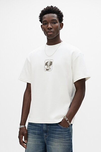 Pull & Bear Short sleeve cactus sweatshirt