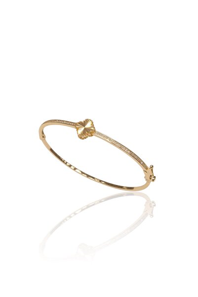 Hakan Güler Kuyumculuk Altın Yonca Model Kelepçe Bilezik