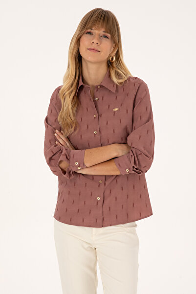 U.S. Polo Assn. Women's Orchid Long Sleeve Shirt 50308707-Vr221