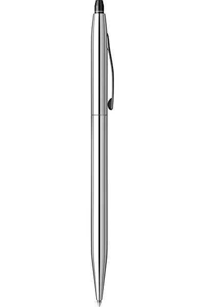 Cross Click Lustrous Chrome BT Pix metalic, mecanism push/click, argintiu lucios