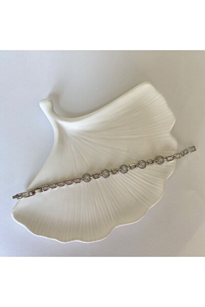 XUPING JEWELRY Five Ball Zircon Stone Xp Silver Bracelet