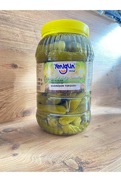 GÜLTEKİN BAL YENİGÜN KORNİŞON TURŞU N:1 NET AĞIRLIK:3000 GR(SÜZME AĞIRLIK:1700 GR)