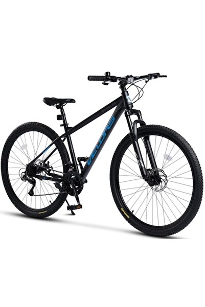 VELORS Rambler 2.9 MTB Bike, front suspension, disc brakes, 21 speeds, black/blue, 29-inch wheels