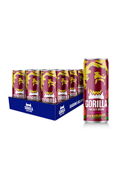 GORİLLA ENERGY Nar - Ahududu Aromalı 250 ML 12'li