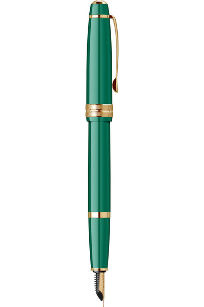 Cross Bailey Light Glossy Resin Green GT Pen, glossy ABS body, green