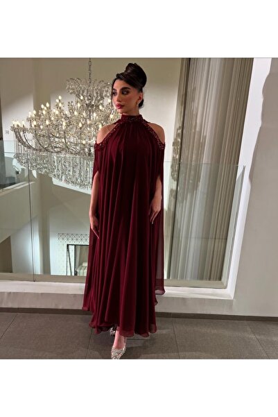 Generic Women's chiffon dress without sleeves