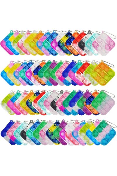 SNAPTRON ® 60-Pack Mini Pop Toys – Kids Party Favors & Sensory Toys