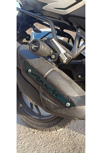 MOTO ÜÇEL TVS APACHE RTR 200 UYUMLU EGZOZ GÖRSEL YAZI