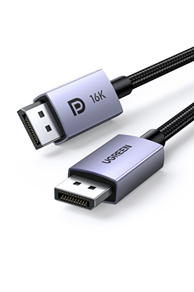Ugreen 16K DisplayPort Kablo 2.1 DP2.0 40Gbps 8K@240Hz, 3m, 25862