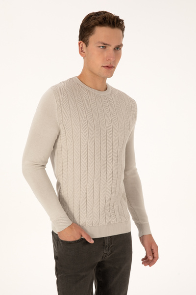 U.S. Polo Assn. Men's Stone Sweater 50308323-Vr049