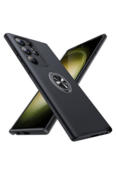 MobileSmart Husă pentru Samsung Galaxy S23 ULTRA, Protecție Militară, Inel 36...