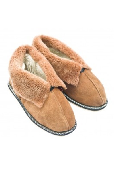 PFA CIOCARLAN ELENA F017 - Papuci de casă (cizme) pentru femei din blană și p...