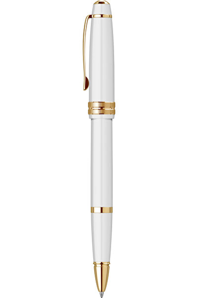 Cross Bailey Light Glossy Resin White GT Roller, corp din ABS lucios, alb