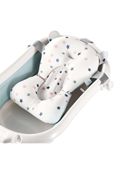 Generic Baby Bath Pad, Adjustable Non-Slip Floating Infant Bath Support Cushion, 0-12 Months