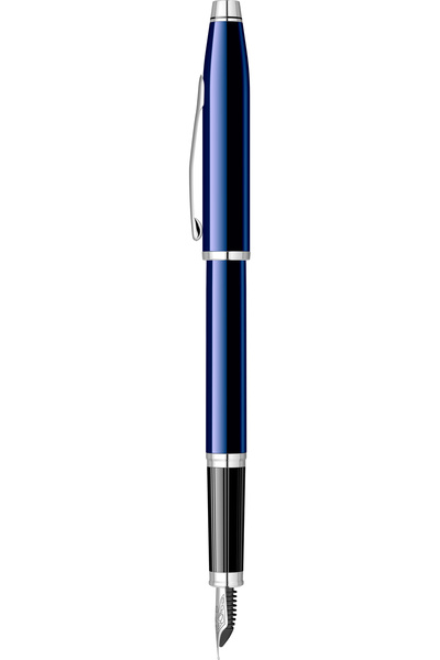 Cross Century II Translucent Blue Lacquer RT Metallic pen, glossy blue