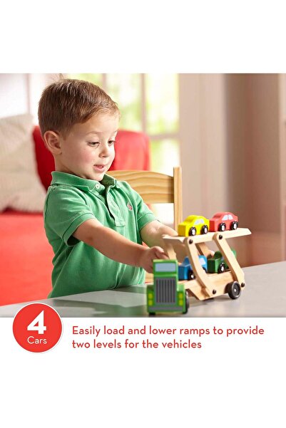 Melissa & Doug Car Carrier, Multicolor