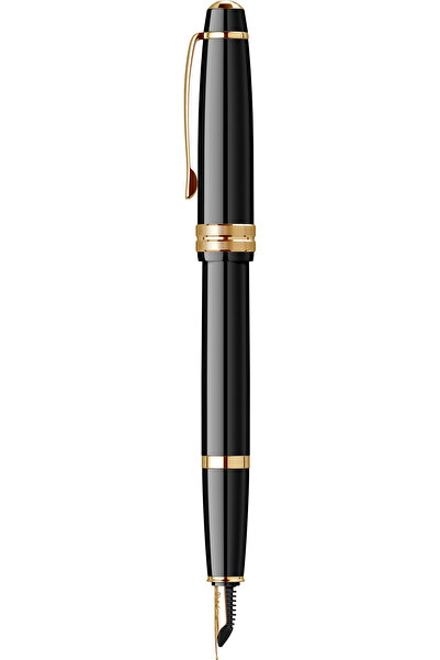 Cross Bailey Light Glossy Resin Black GT Pen, glossy ABS body, black