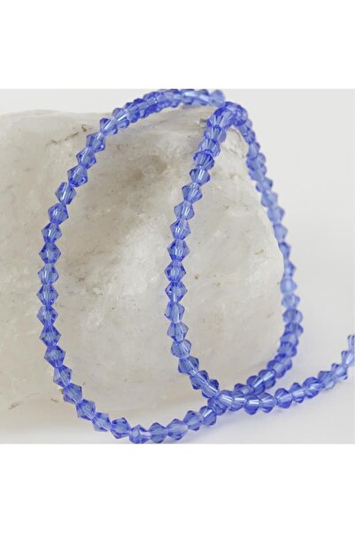 ZERO LAND Mtxdpn 4X4 mm Harp Cut Crystal (183606) Stone-Light Blue