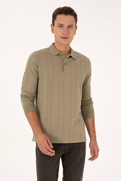 U.S. Polo Assn. Men's Light Khaki Sweatshirt 50308925-Vr183