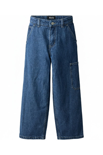 rois Children's Cargo Loose Fit Denim Pants