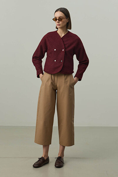 Fahhar Pensli Orkide Jacket Burgundy