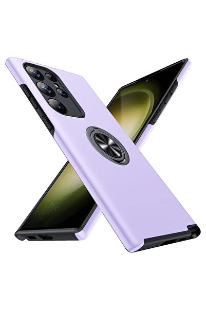 MobileSmart Husă pentru Samsung Galaxy S23 ULTRA, Protecție Militară, Inel 36...