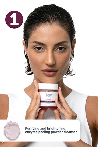 The Purest Solutions Σετ περιποίησης δέρματος με απολέπιση για αναζωογόνηση και λάμψη