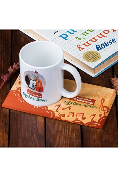Hediyesepeti Gift Mug Presentation Set for Music Teacher