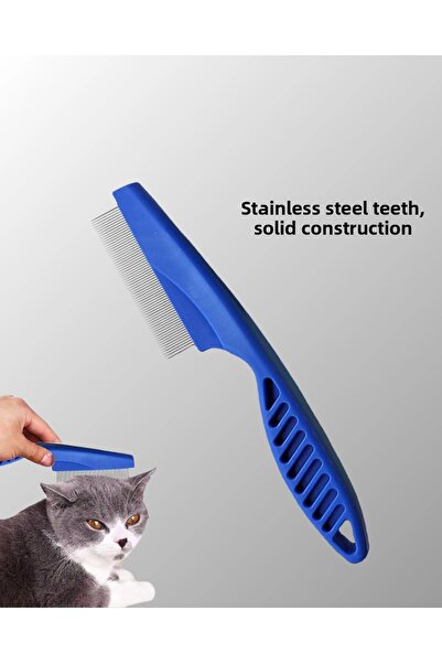Belle Fusion Bfs 4-Piece Ergonomic Comb Set for Cats, Dogs, and Small Animals