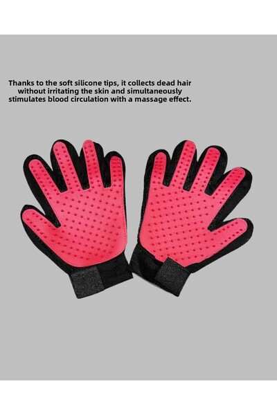 Belle Fusion Bfs Pet Hair Collection and Massage Glove – Dog and Cat Anti-Shedding Grooming Glove