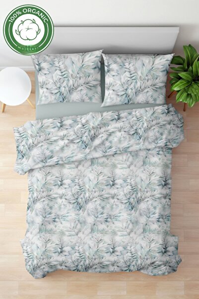 MOSHEYA HOME طقم غطاء لحاف مزدوج من القطن بنسبة 100% مقاس 200×220 وغطاء وسادة...