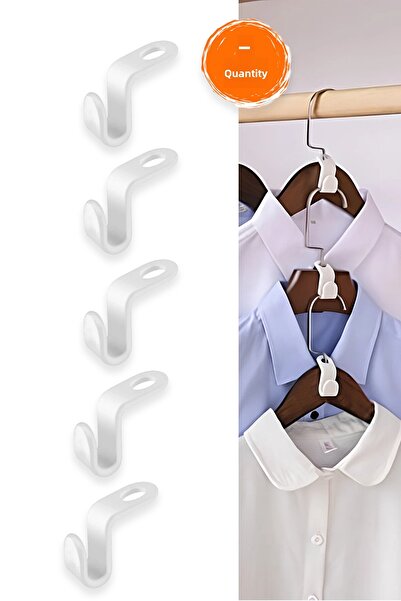 COZY SENSE 5 bucăți de multiplicatoare de umerașe pentru dulap, cârlige organ...