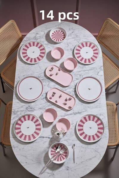 Kitchen Life Lovely Birds Breakfast Set-Luxury Breakfast Presentation Set Plate