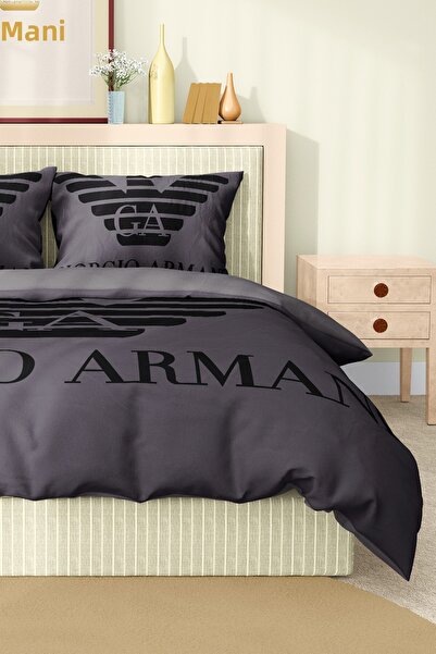 Marcalanya Duvet Cover Set Double Size Cotton Satin Fabric 6 Pieces 3D Digital Printing Duvet Cover Set Model No: