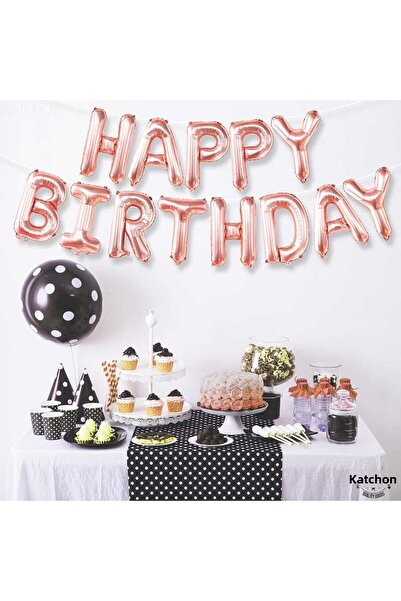 BALON DİYARI Happy Birthday Balloon All Colors Giant Size 30cm Letters
