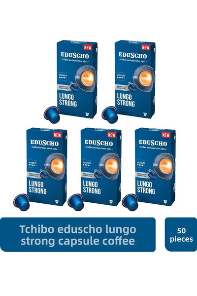 Tchibo قهوة إدوسشو لونغو القوية، 50 كبسولة