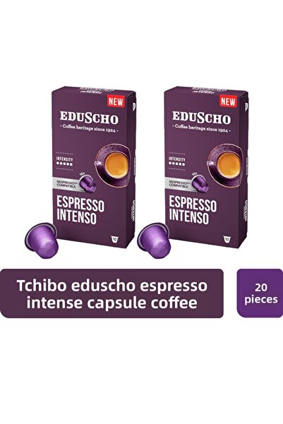 Tchibo إيدوشو إسبريسو إنتينسو كبسولات قهوة 20 كبسولة