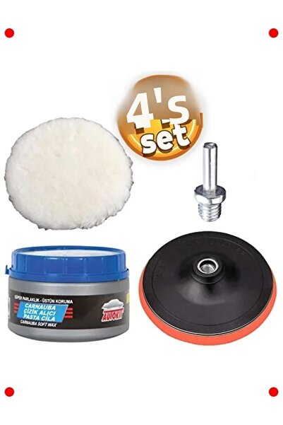 NETWORK ART مجموعة تلميع وصقل السيارات الأوتوماتيكية 4 قطع