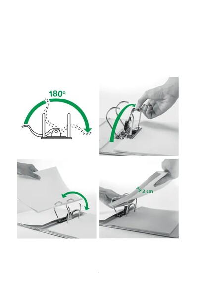 Leitz Office Folder 1010 Wide Plastic Blue 24-Piece Box