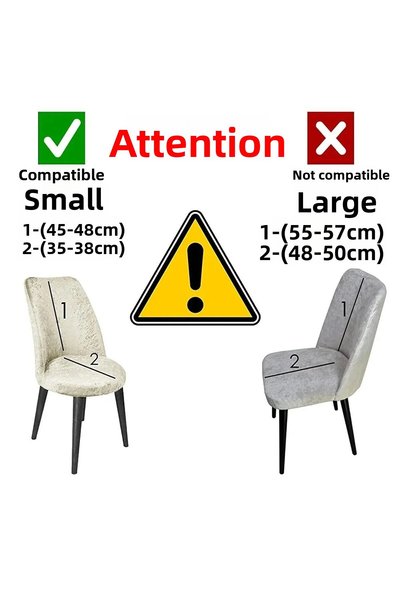 ARİFE HOME Jacquard Oval Chair Cover