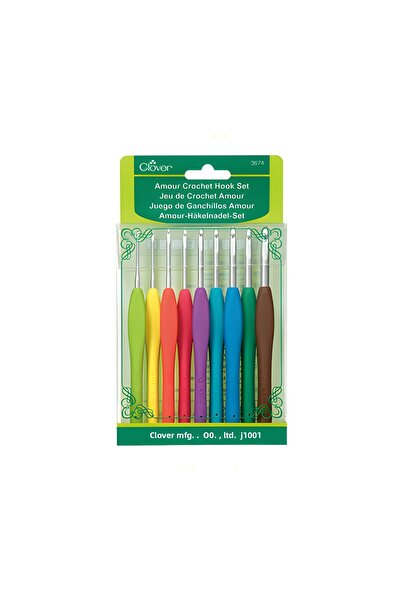 Clover طقم كروشيه سيليكون أمور 3674