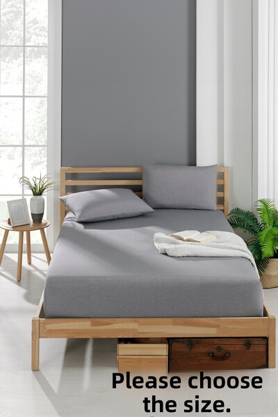 Valezium Akfil Fabric Elastic Fitted Pillowed Sheet Set