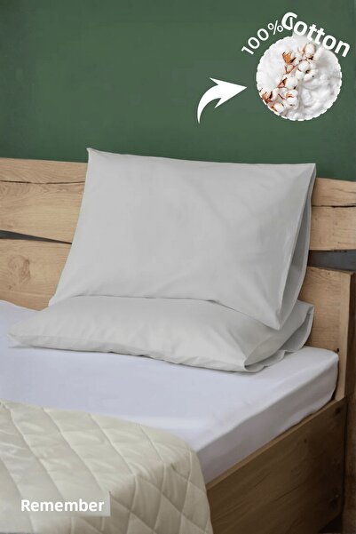 Anılsan 2-Piece Stone Pillowcase – 50X70 Cm, 100% Cotton