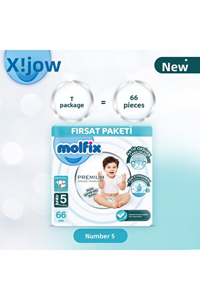 Molfix Size 5 66 Pieces Premium Ultra Deal Package