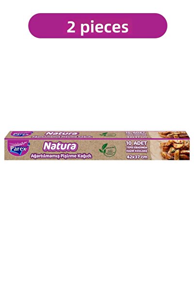 Parex ورق الخبز الجاهز الجديد غير المبيض من Natura × 2 عبوة