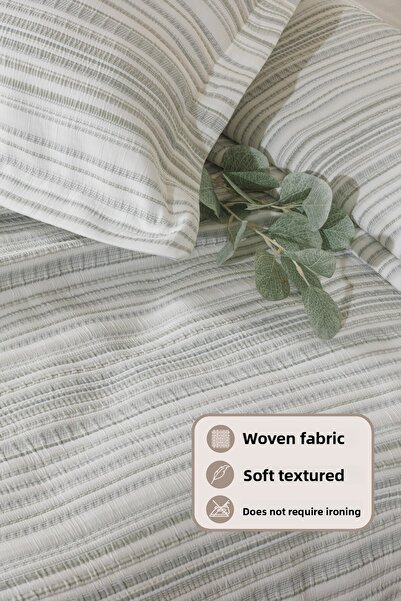 Elart Harmony Bedspread Set Double Size (240X250 cm) Green