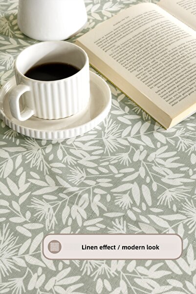 Elart Siena Tablecloth Digital Printed (160X220 cm) Green